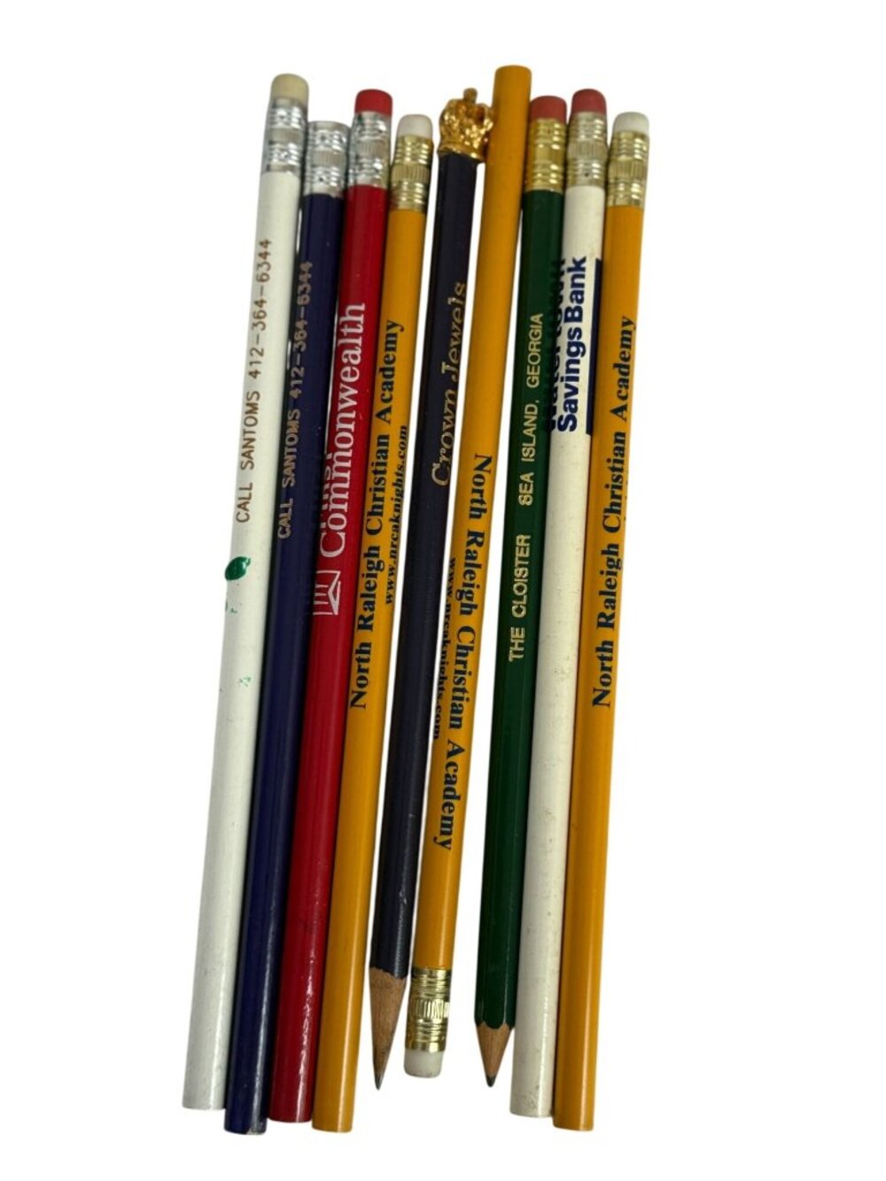 Vintage Promotional Advertising Pencils Cloister Crown Jewels Watertown savings